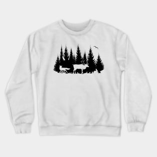 Forest Animals Crewneck Sweatshirt